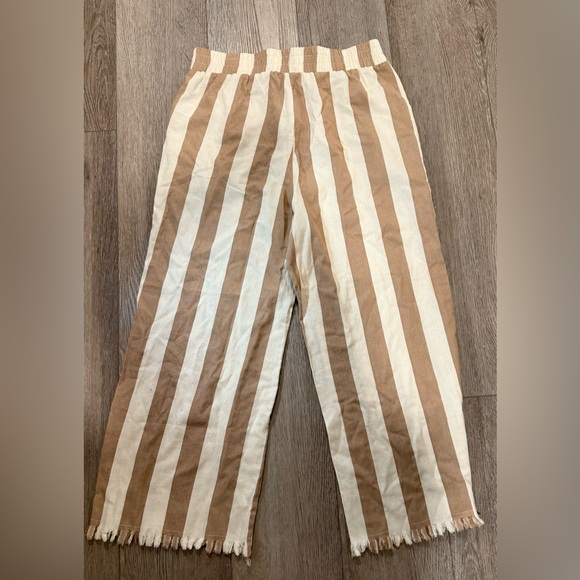 Wide Leg Striped Pants - Picture 2 of 8